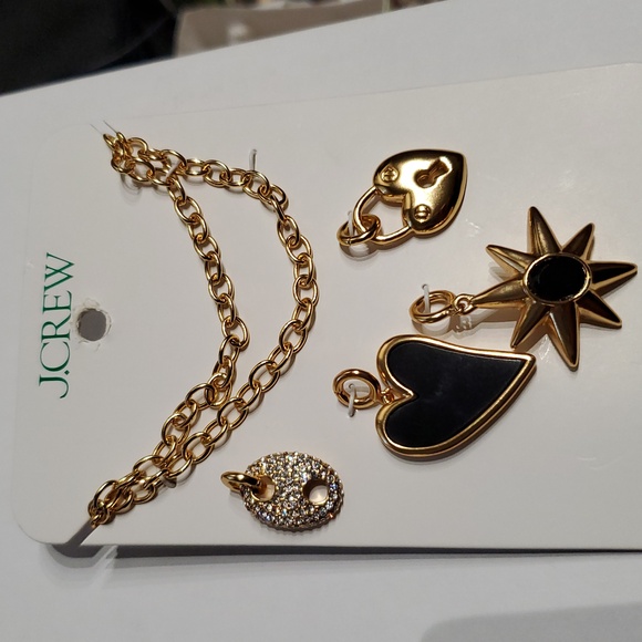 Gold and Black Mixed-Charm Necklace - Picture 12 of 14